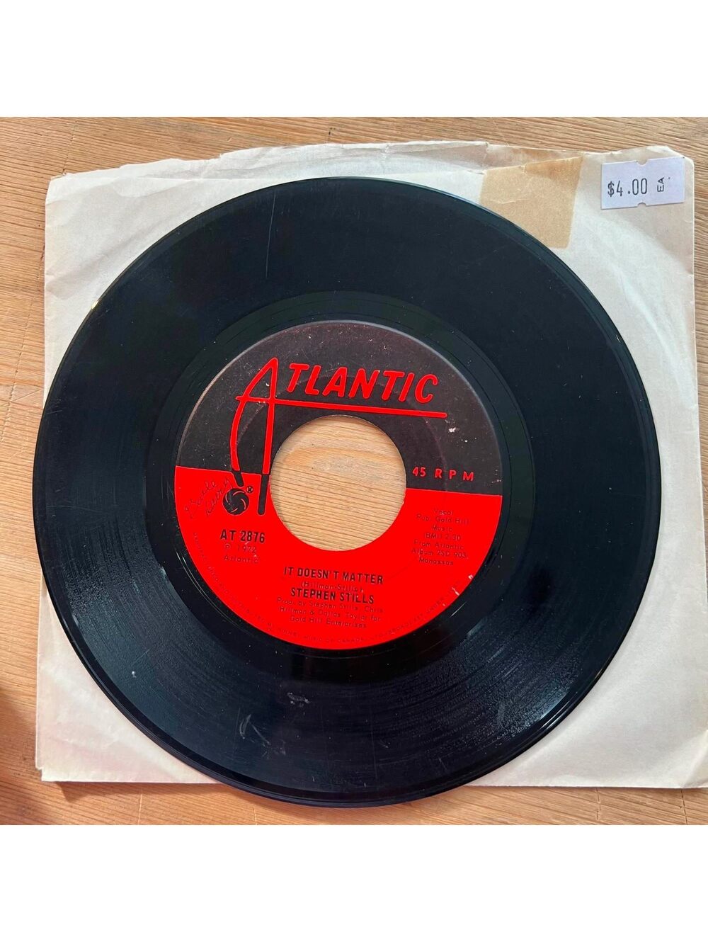 Stephen Stills - it Doesn't Matter/Rock & Roll Crazies Medley 45rpm VG+ R90